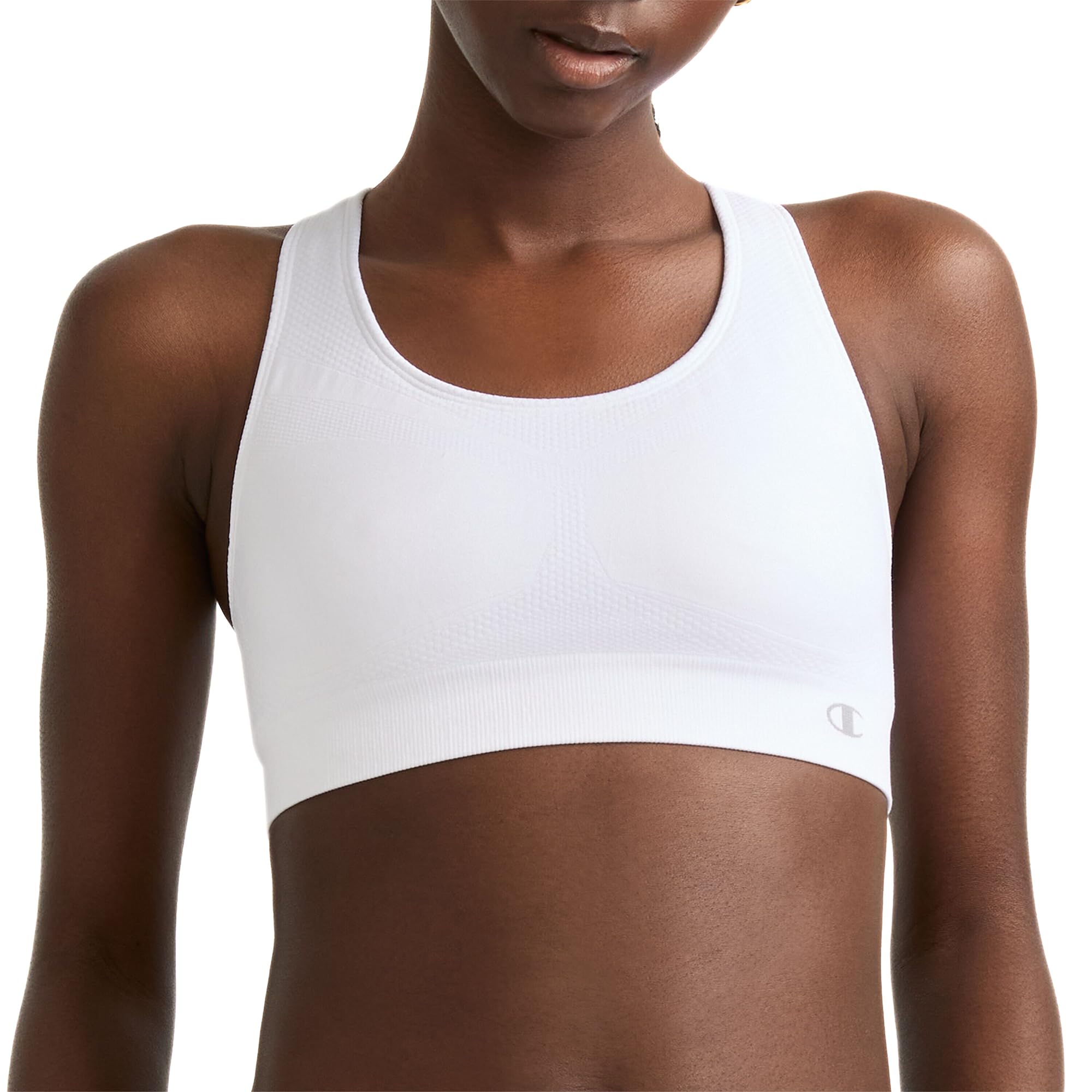 Champion Sports Bra, Infinity Racerback, Moderate Support, Seamless Sports Bra f