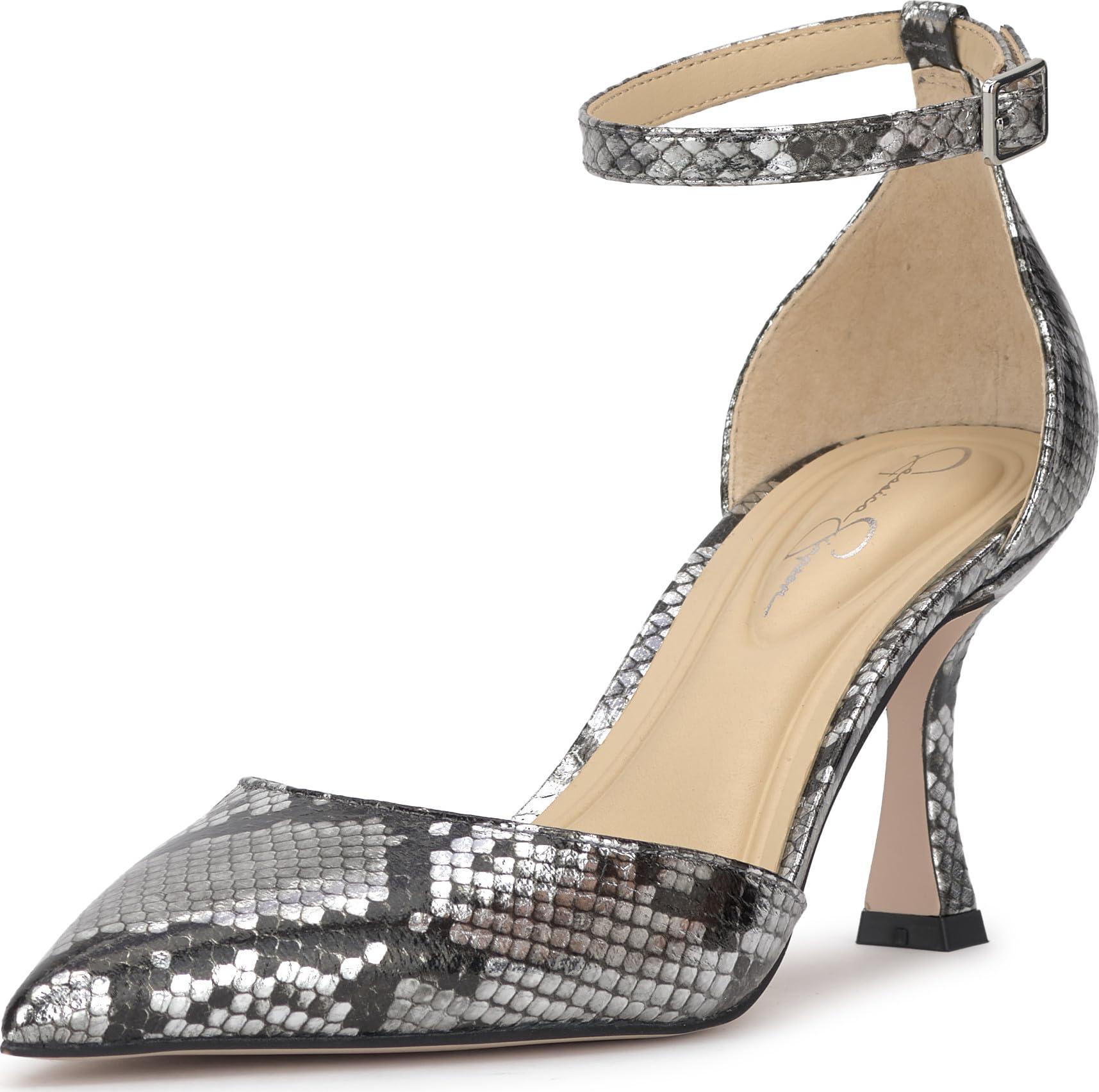 Jessica Simpson Foxena Pointed Toe Ankle Strap Pump