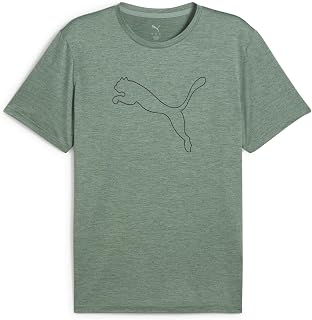 PUMA M Tad Essential Heather Cat Tee (CF Large Cat) Unisex T-Shirts - Adult (Pack of 1)