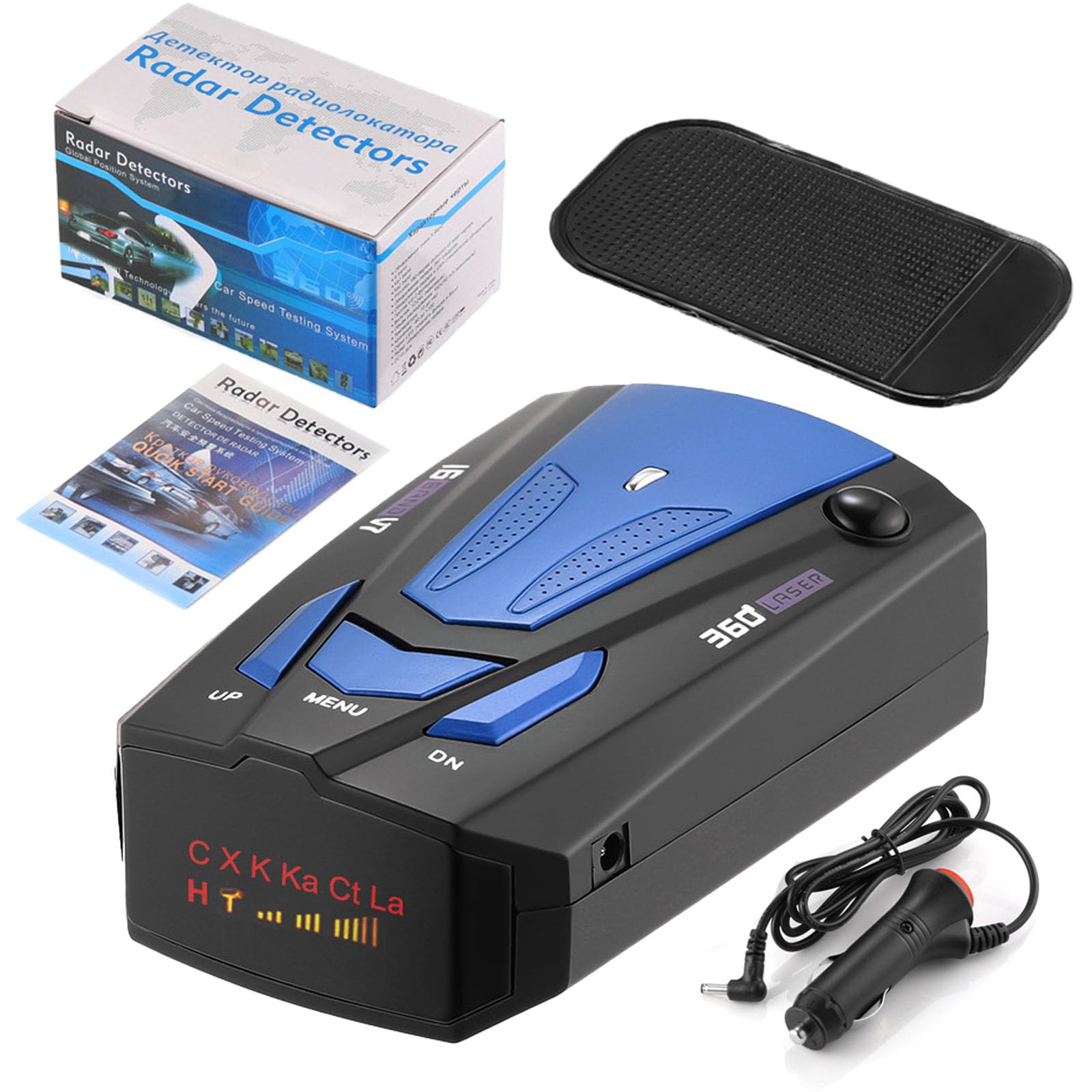 Mcflash Speed Camera Detector With 360 Degree Protection, Voice and Radar Alerts