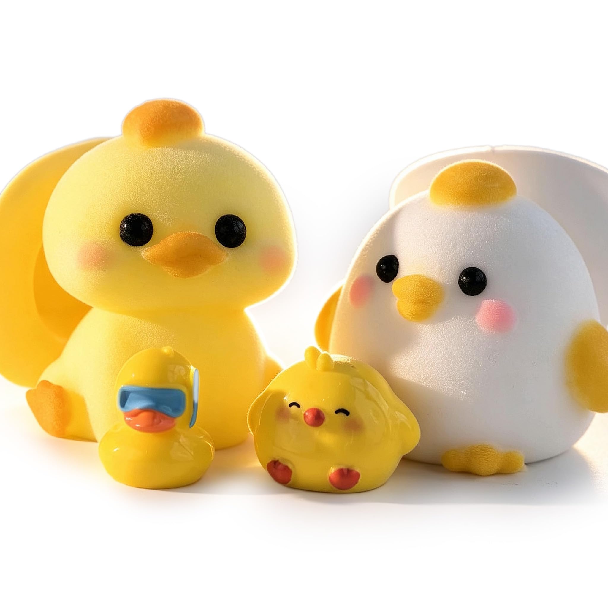 2-Pack Taba Squishy Duck Chick Toys, Cute Squishy Fidget Stress Relief Toys | CU