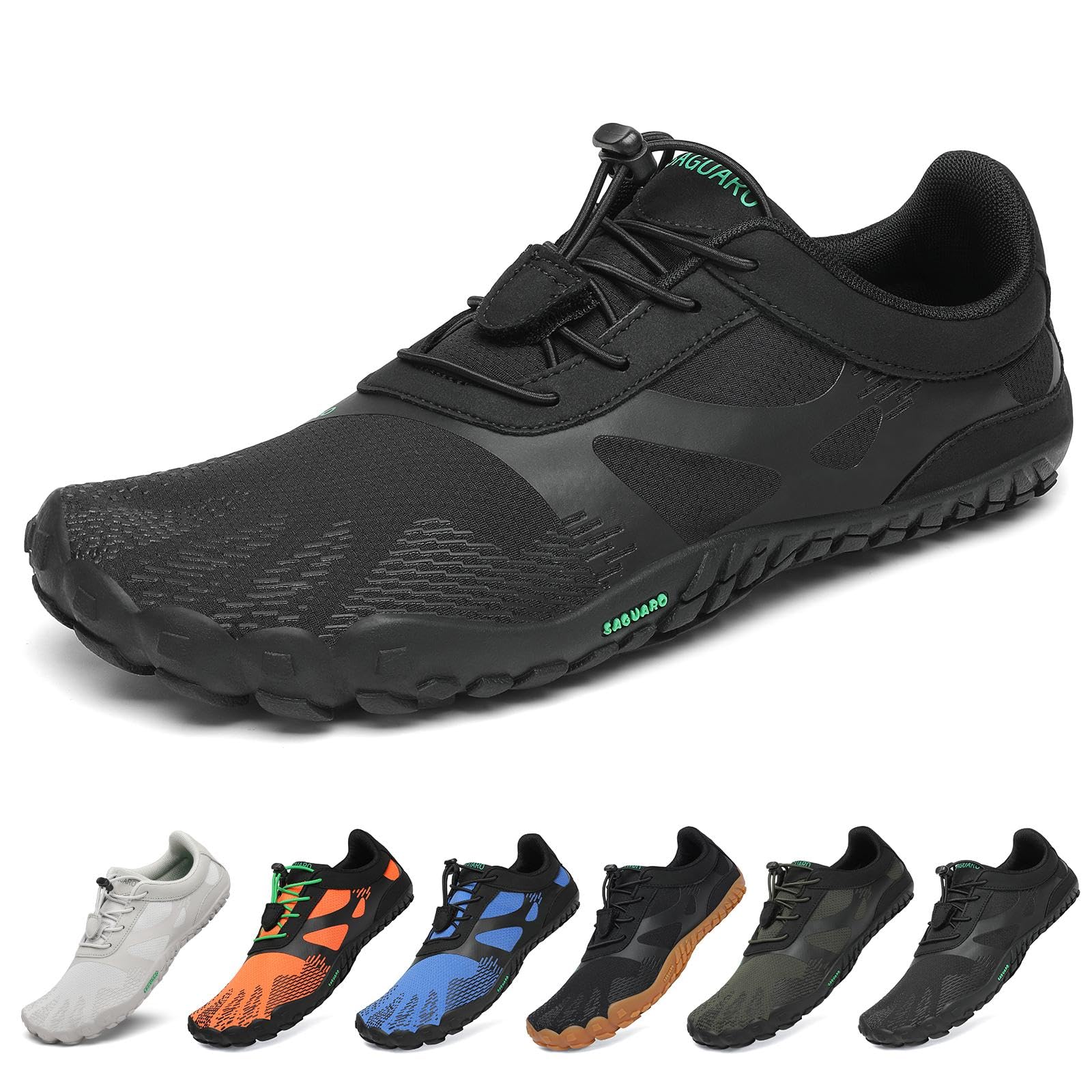 SAGUARO Barefoot Shoes for Men & Women | Wide Toe Box Zero-Drop Minimalist Trail