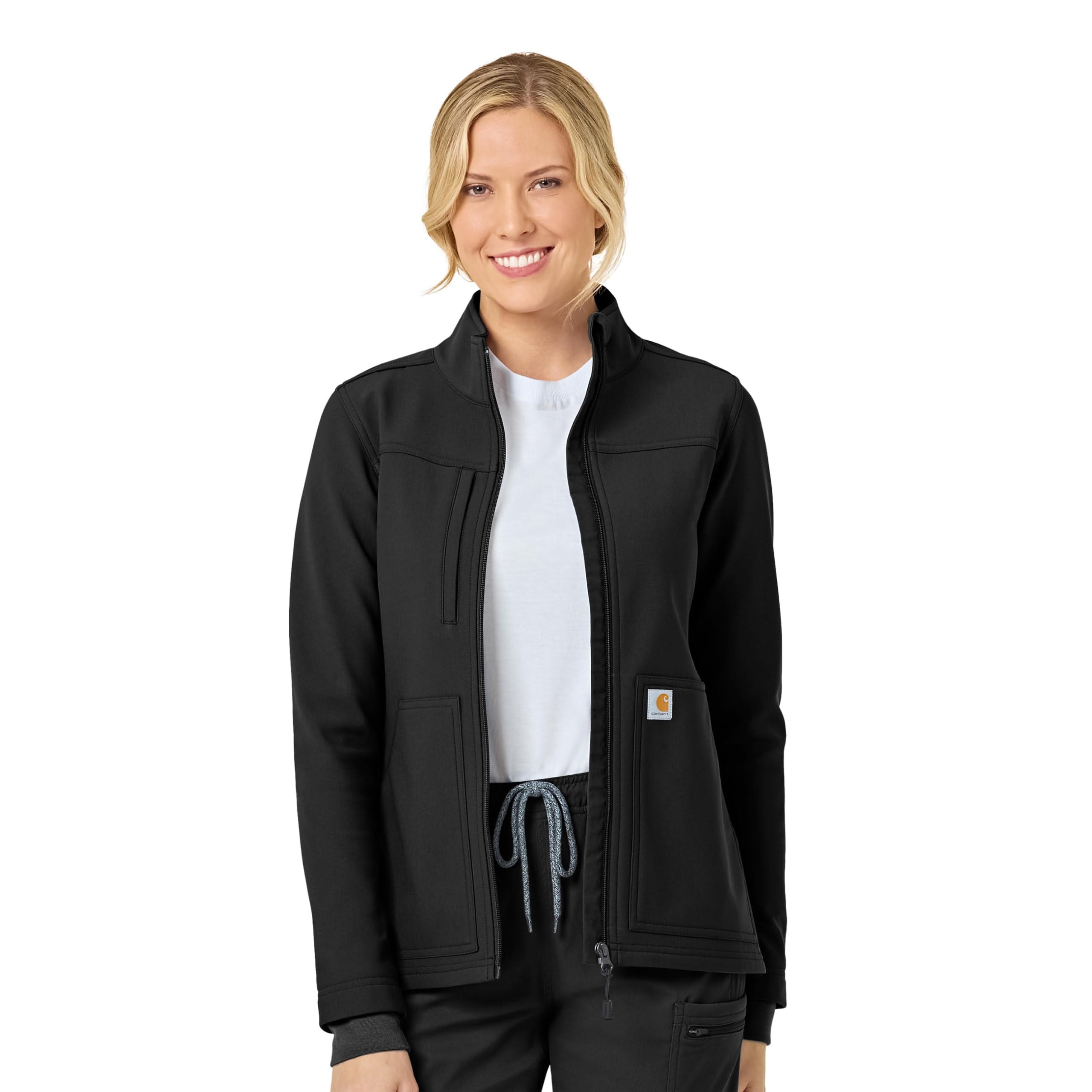Carhartt Scrubs C81023 Women's Rugged Flex® Modern Fit Bonded Fleece Ja