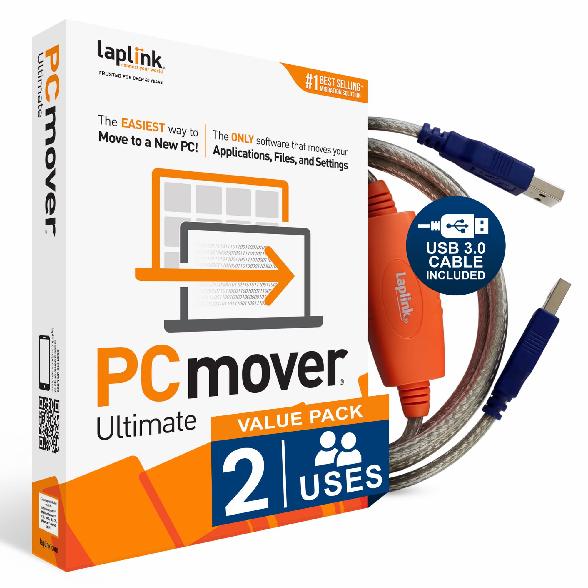Laplink PCmover Ultimate 11 - Migration of your Applications, Files and Settings