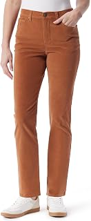 Gloria Vanderbilt Amanda Corduroy Slim High Rise Pant Standard Pants for Women