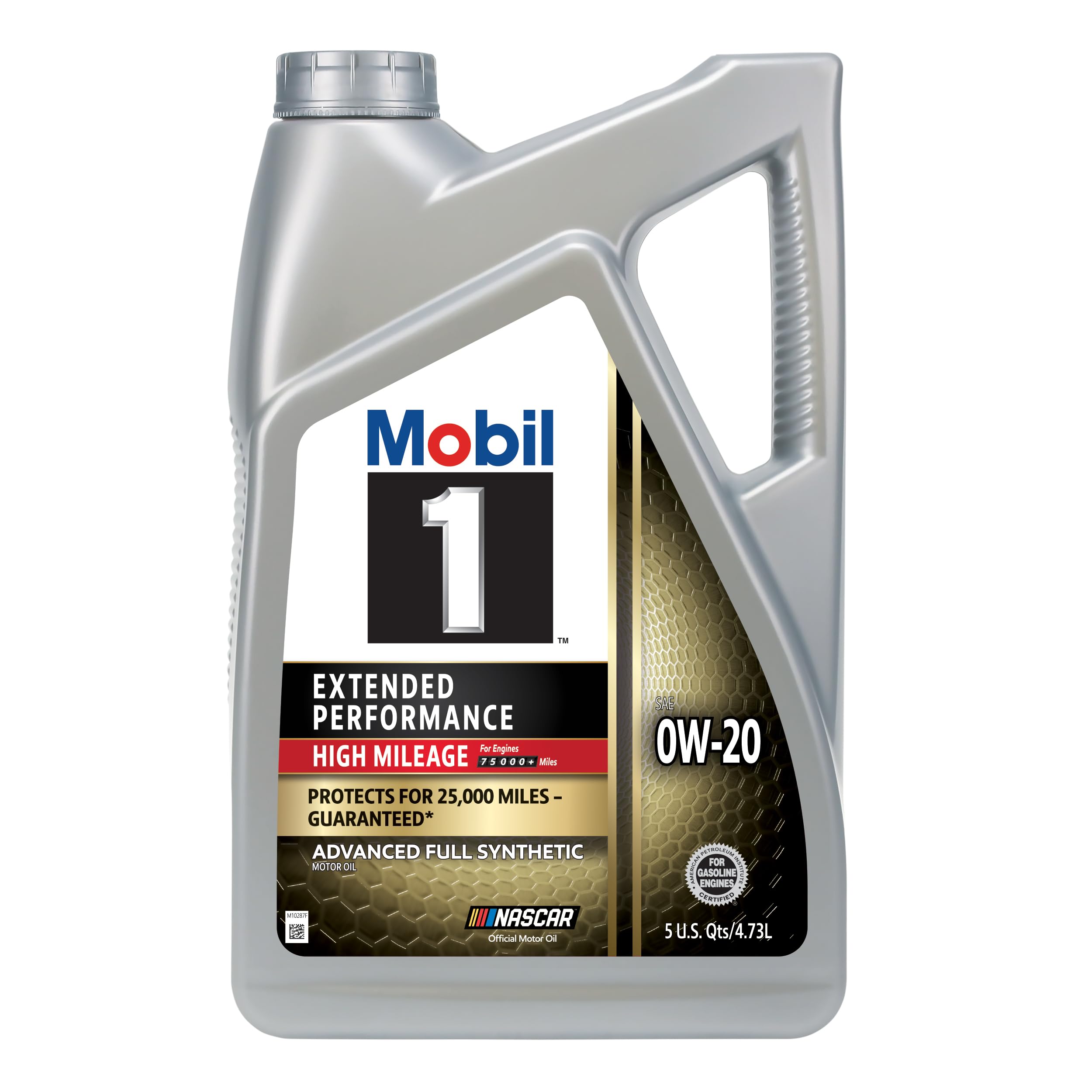 Mobil 1 Extended Performance High Mileage Full Synthetic Oil 0W-20, 5 Quart | 20