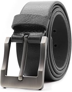 PELLE TORO Explorer Leather Belt for Men, Handmade Mens Belt for Trousers and Jeans, Work or Casual Wear