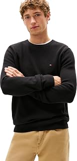 Tommy Hilfiger Men's Essential Structure Crew Neck Regular Fit Pullover