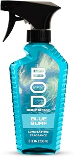 BOD man Fragrance Body Spray, Blue Surf, 8 fl oz