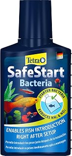 Tetra SafeStart Aquarium Starter - with live nitrifying bacteria, allows the rapid introduction of fish in an aquarium, 100 ml bottle.