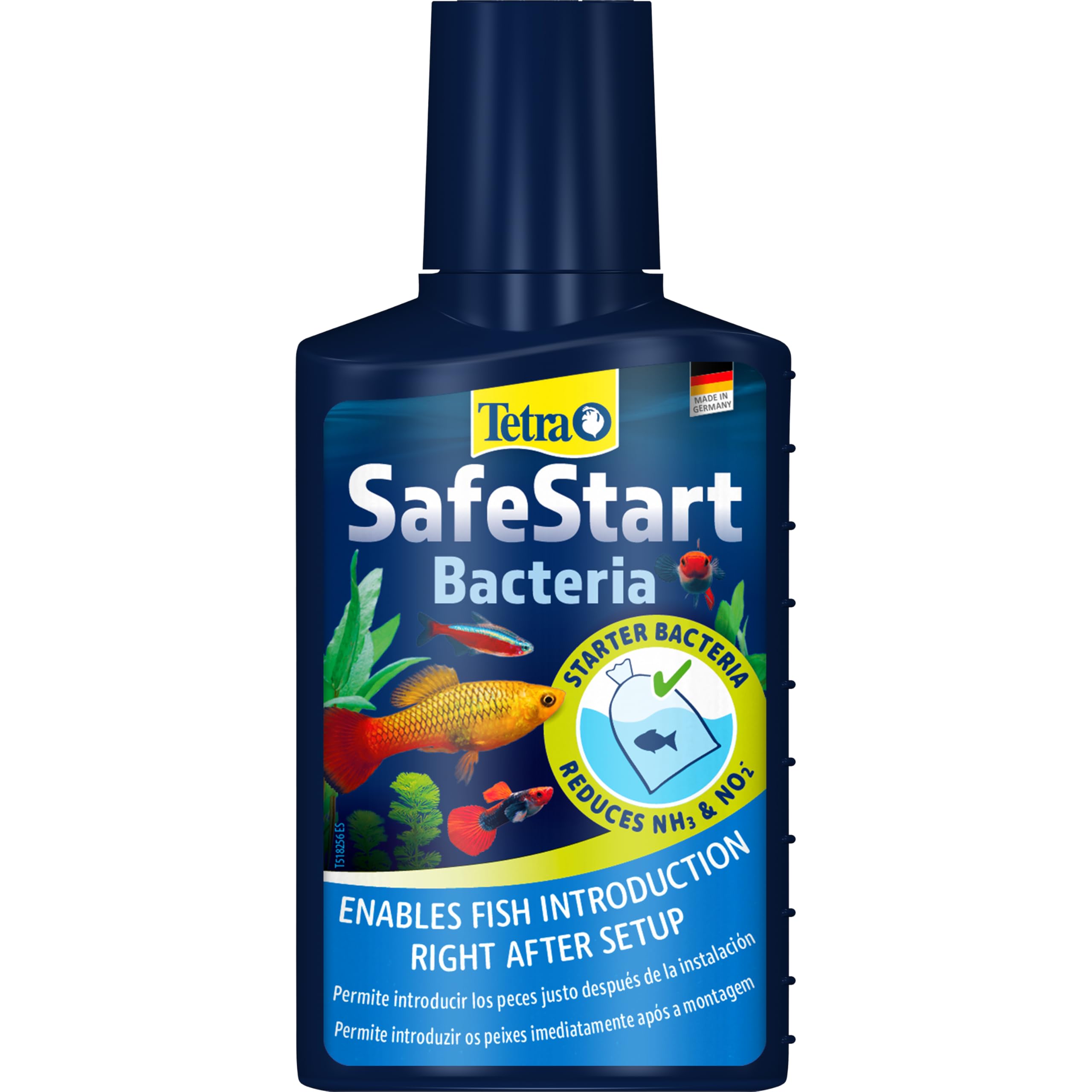 Tetra SafeStart Aquarium Starter - with live nitrifying bacteria, allows the rap