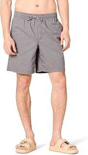Amazon Essentials Men's 8" Inseam Relaxed-Fit Cotton Drawstring Pull-On Walk Shorts, Summer-Weight