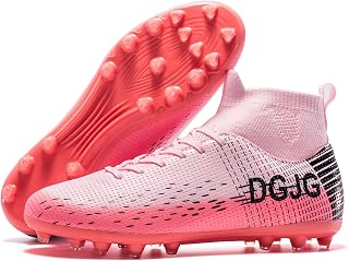 Boys Girls Soccer Cleats High-top Training Soccer Shoes