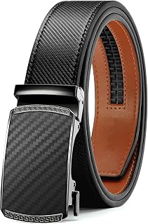 Mens Belt Leather Ratchet Belt - Customizable Fit, Effortless Style (35mm)