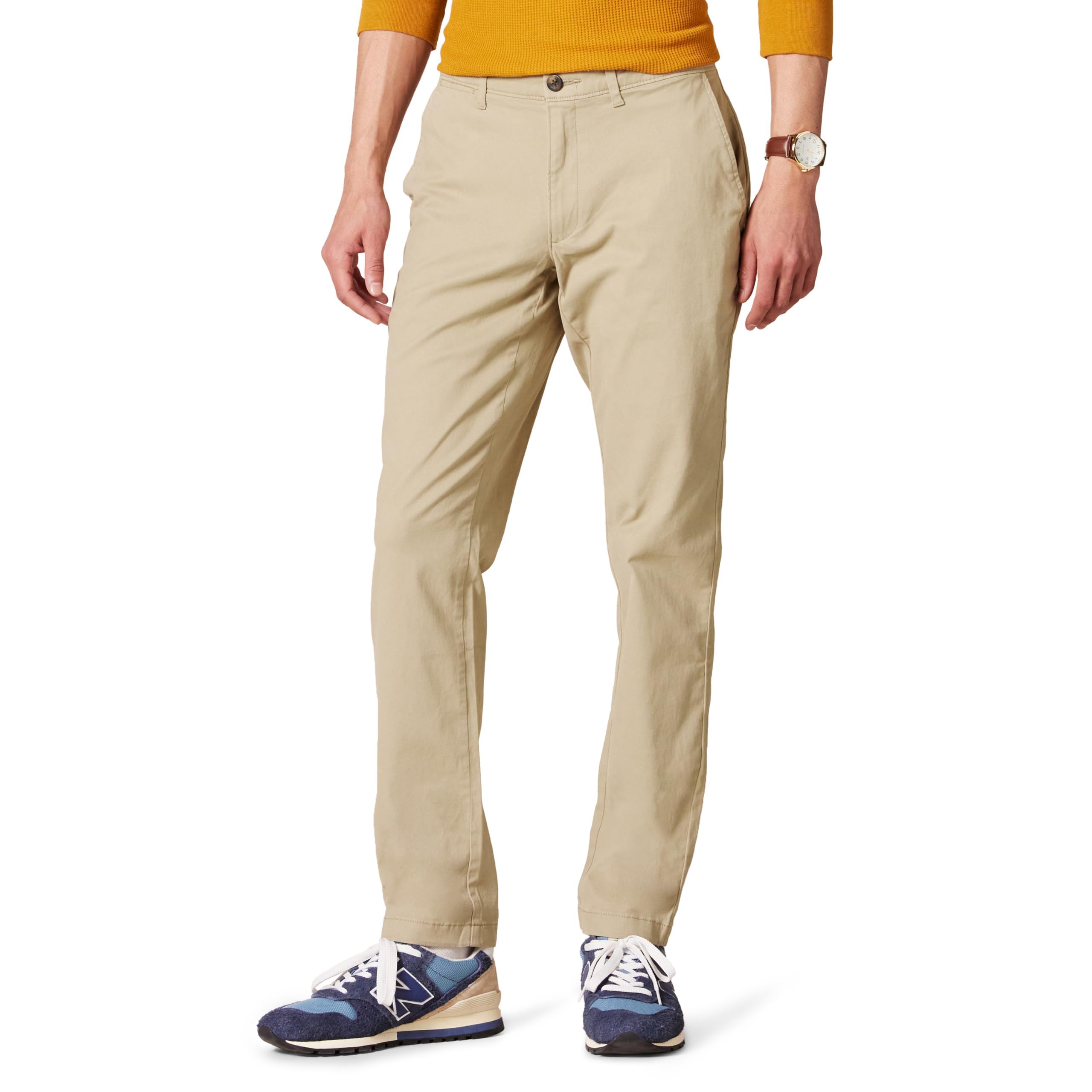 Amazon Essentials Men's Classic-Fit Casual Stretch Chino Casual Trousers
