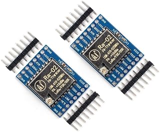 TECNOIOT 2pcs SX1278 LoRa 433MHz Ra-02 Wireless Spread Spectrum Transmission Socket Ra02