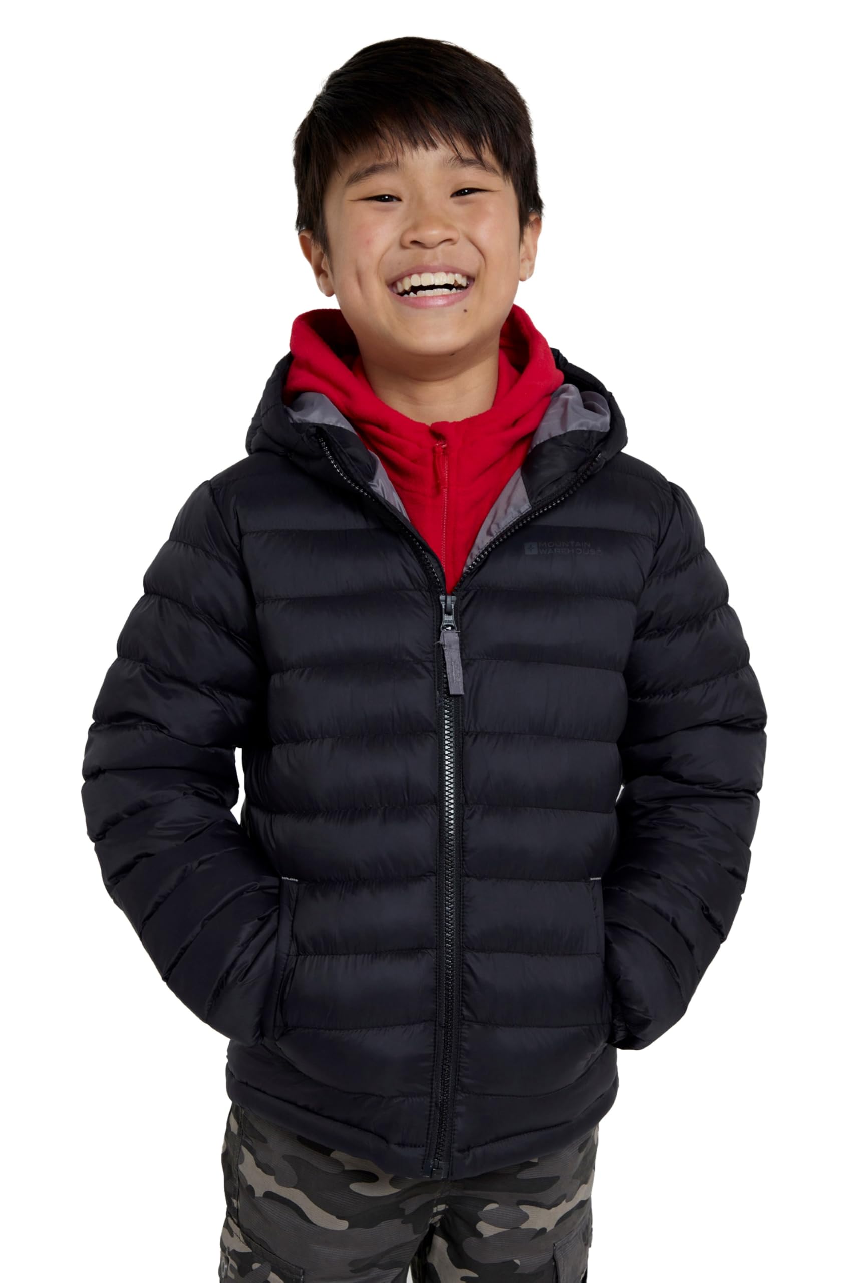 Mountain Warehouse Seasons Kids Padded Puffer Jacket | Water Resistant, Lightwei