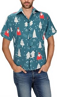 Unisex Fashion Summer Beach Casual Short Sleeve Button Down Vacation Beach Shirts