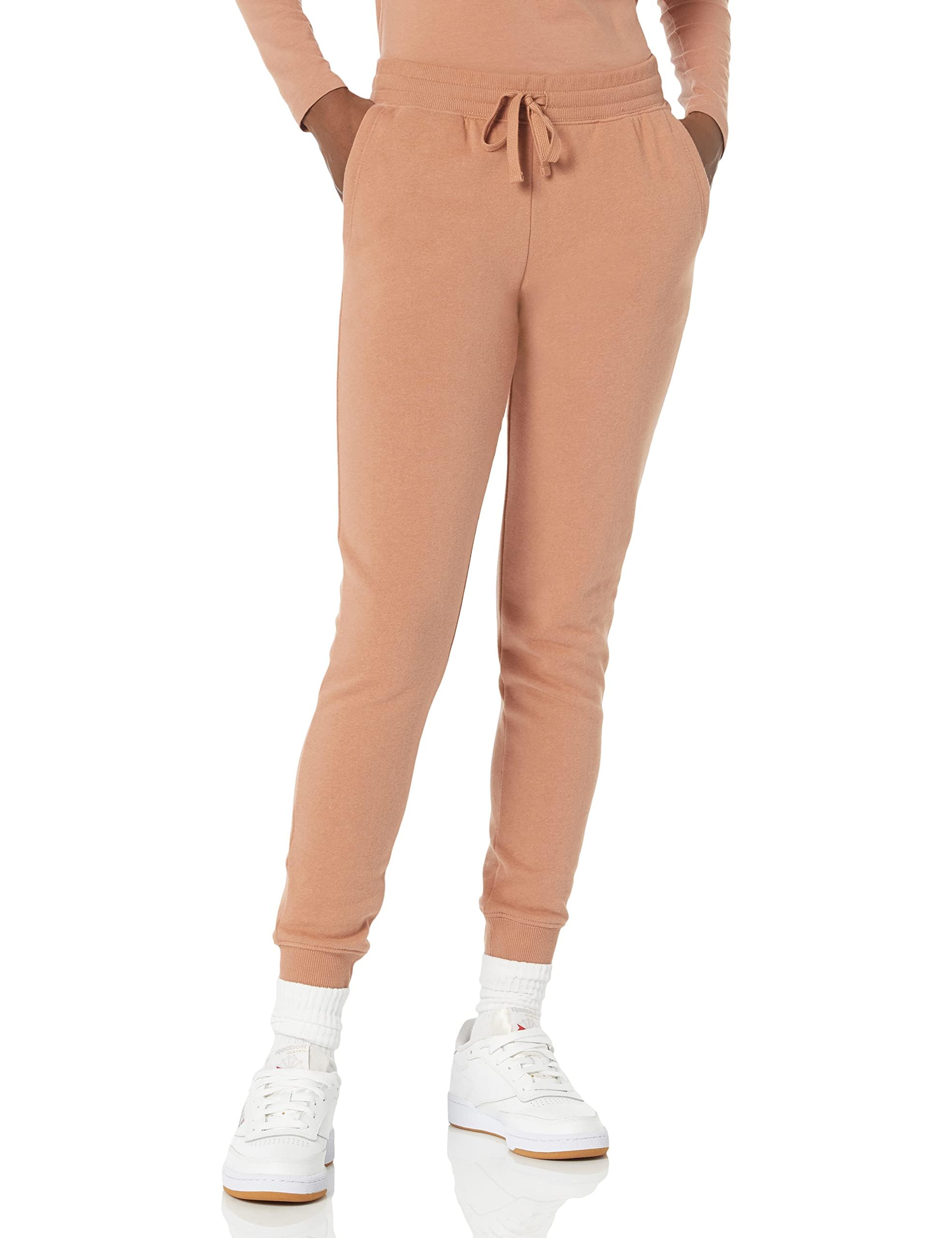 Amazon Essentials Women's Fleece Cuffed Jogging Bottoms (Available in Plus Size)