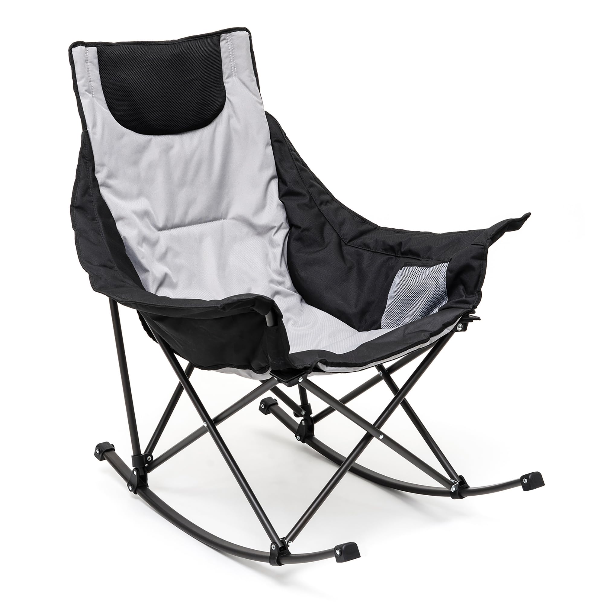 Sunnyfeel Camping Rocking Chair for Adults, Luxury Padded Recliner, Oversized Fo