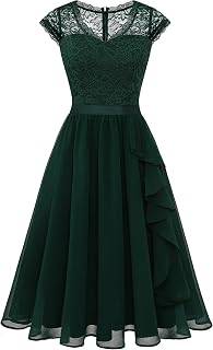 Wedtrend Women's Bridesmaid Dresses Short Prom Dress Ruffle Semi Formal Cocktail Dresses Floral Homecoming Dress