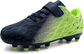 JABASIC Kids’ Firm Ground Sporty Football Boots, for Boys and Girls