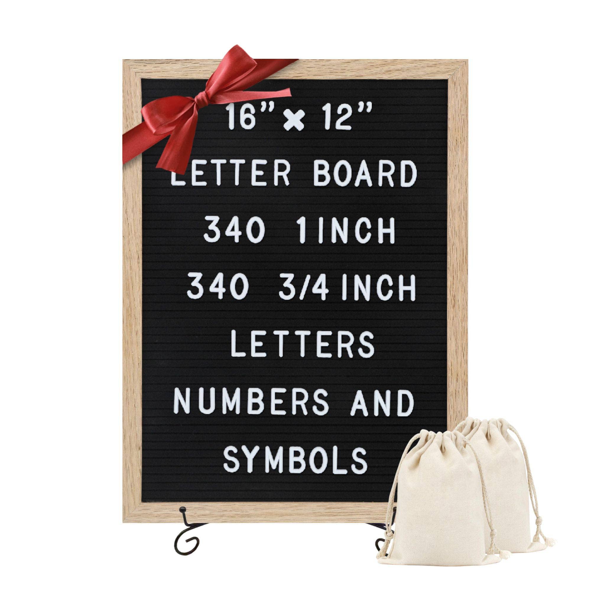 TrendArti Felt Letter Board - 680 Letters, Numbers & Symbols, 16 x 12 inch, Chan