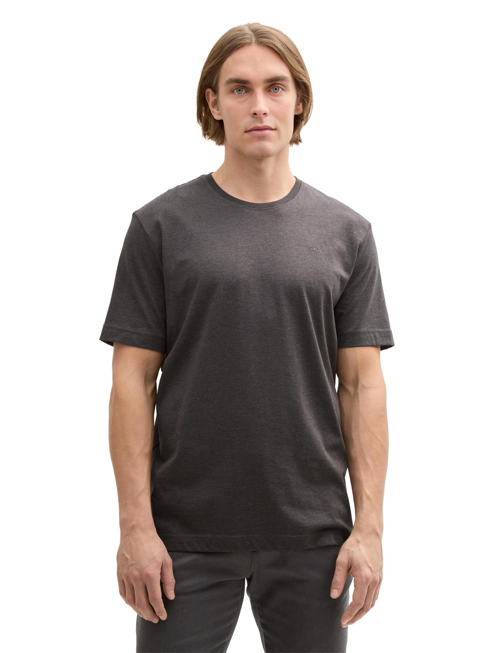 Tom Tailor Herren 1045833 Basic T-Shirt (1er Pack)