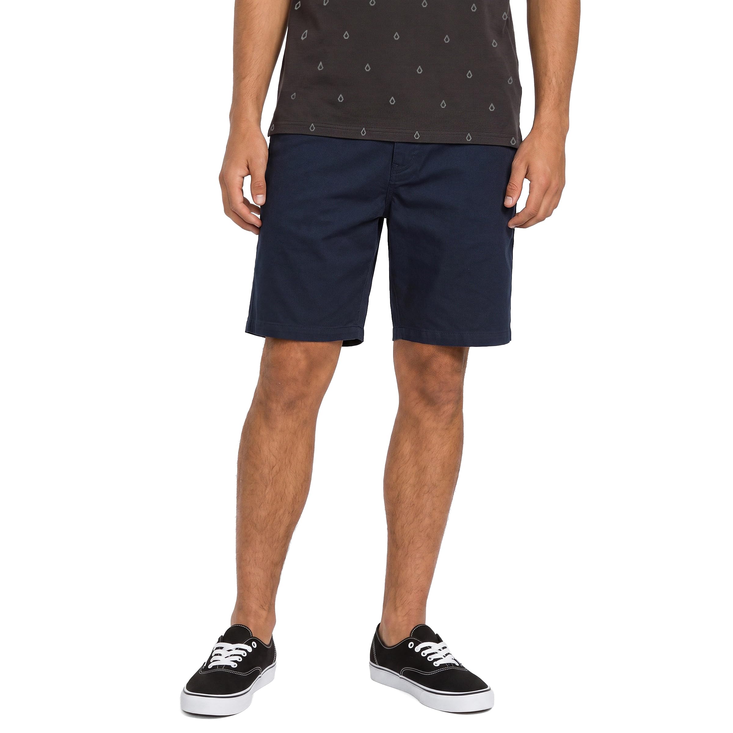 Volcom Frickin Short Chino pour Homme - 53,3 cm - Coupe Moderne - en sergé Stret