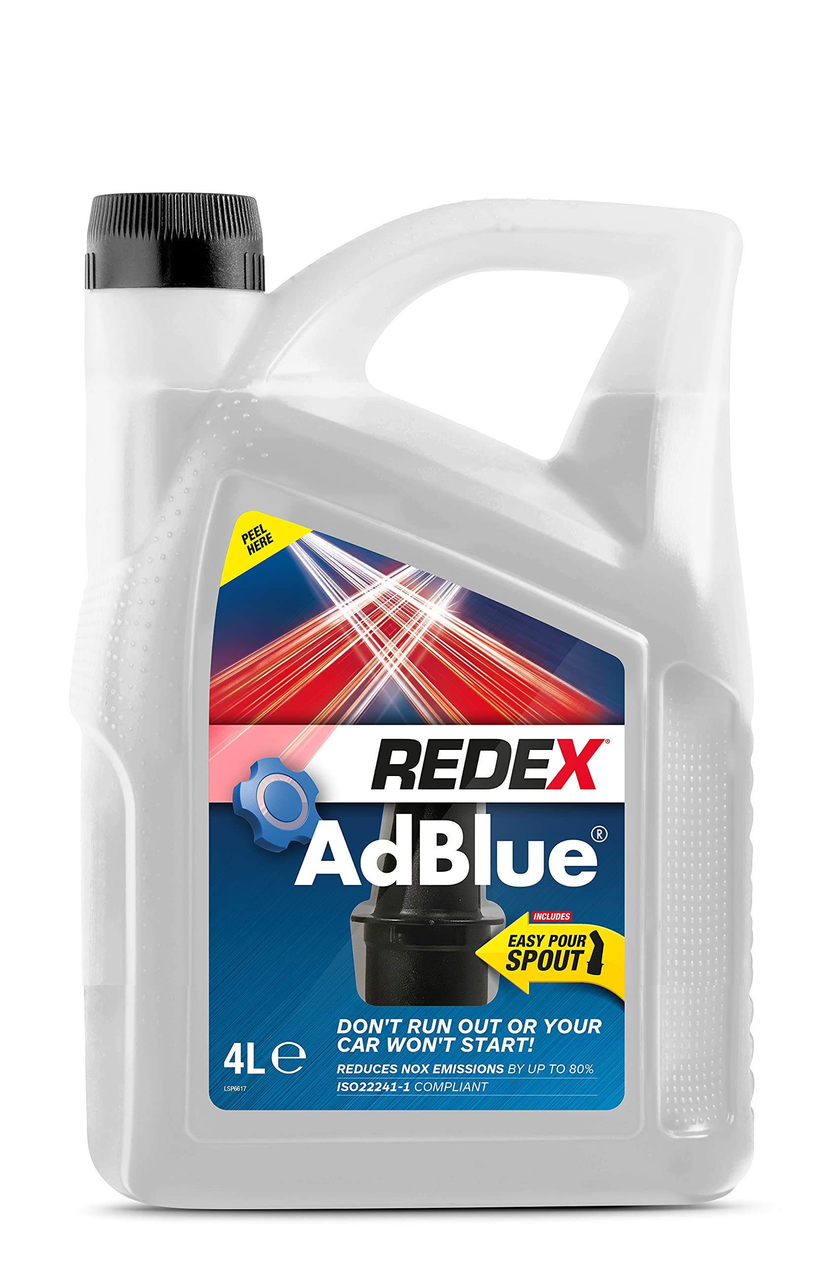 Redex AdBlue Additive 4L, AdBlue With Easy-Pour Spout, Reduces NOX Emissions, Qu