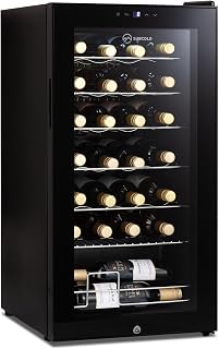 Subcold Viva28 Wine Fridge | 28 Bottles | 3-18°C | Undercounter | Single-zone compressor wine cooler with glass door, LED and lock | For kitchens, dining rooms, bars and wine storage