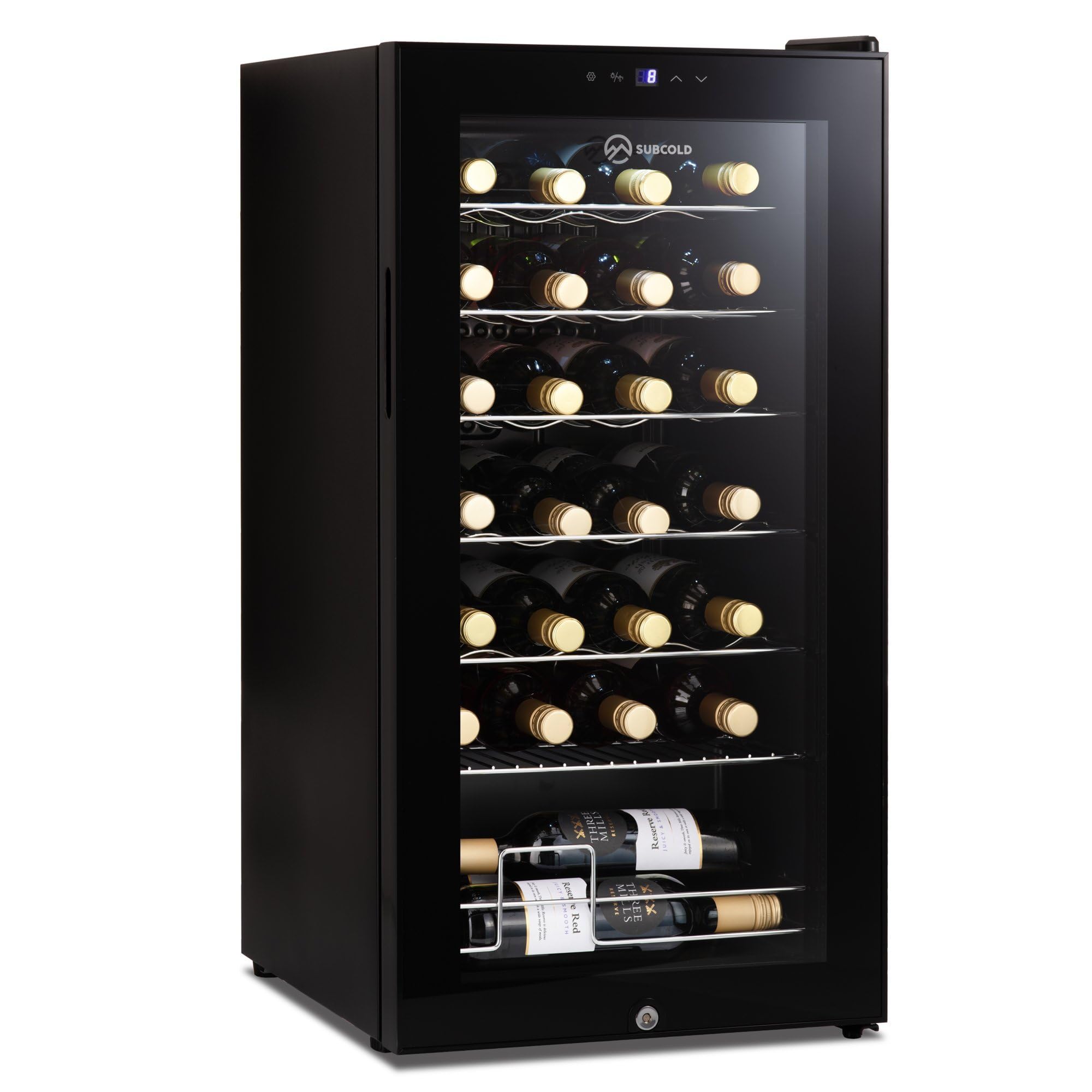 Subcold Viva28 Wine Fridge | 28 Bottles | 3-18°C | Undercounter | Single-zone co