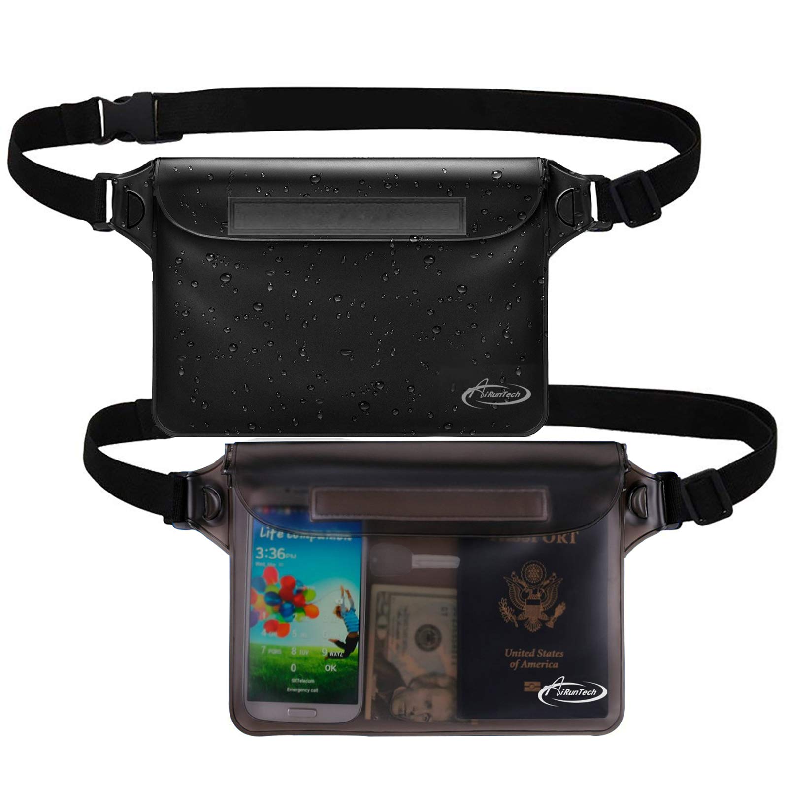 AiRunTech Waterproof Fanny Pack,Phone Pouch Dry Bag for Passport Wallet Purse,Fl