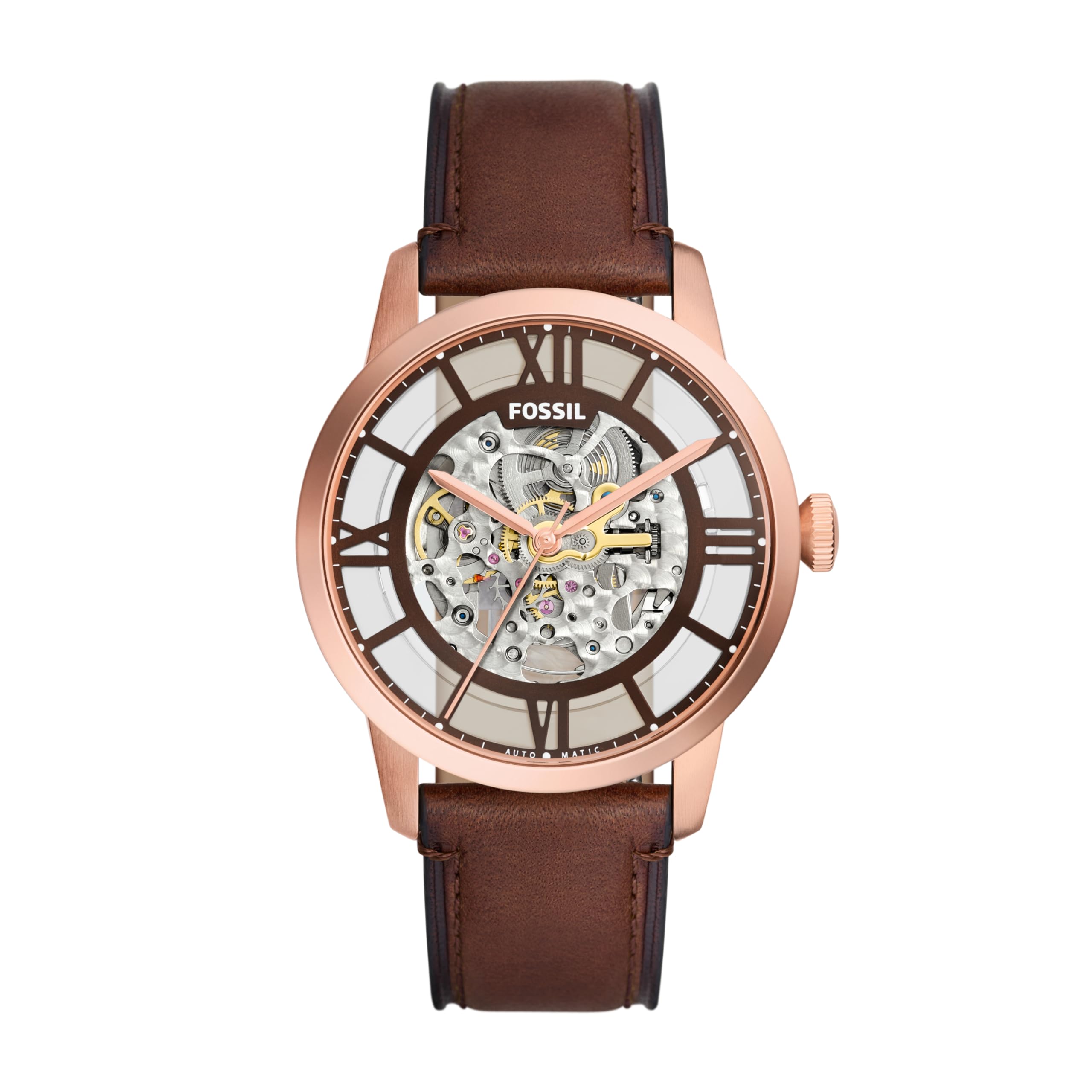 Fossil Men's Watch, Townsman Automatic Stainless Steel Watch for Men