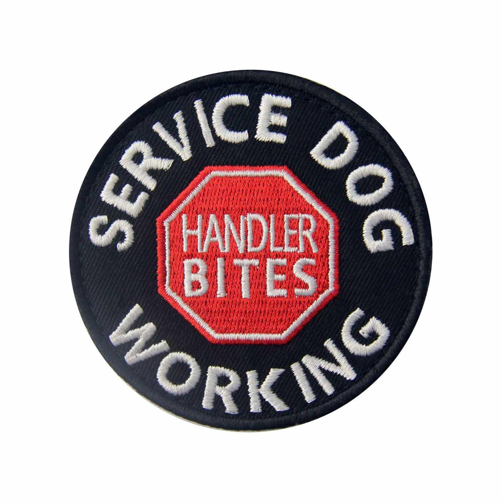 Dog Working Handler Bite Patch Working Vest / Harness Applique Embroidered Faste