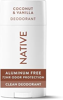 Native Deodorant Contains Naturally Derived Ingredients, 72 Hour Odor Control, Deodorant for Women and Men, Aluminum Free, Coconut & Vanilla 2.65oz