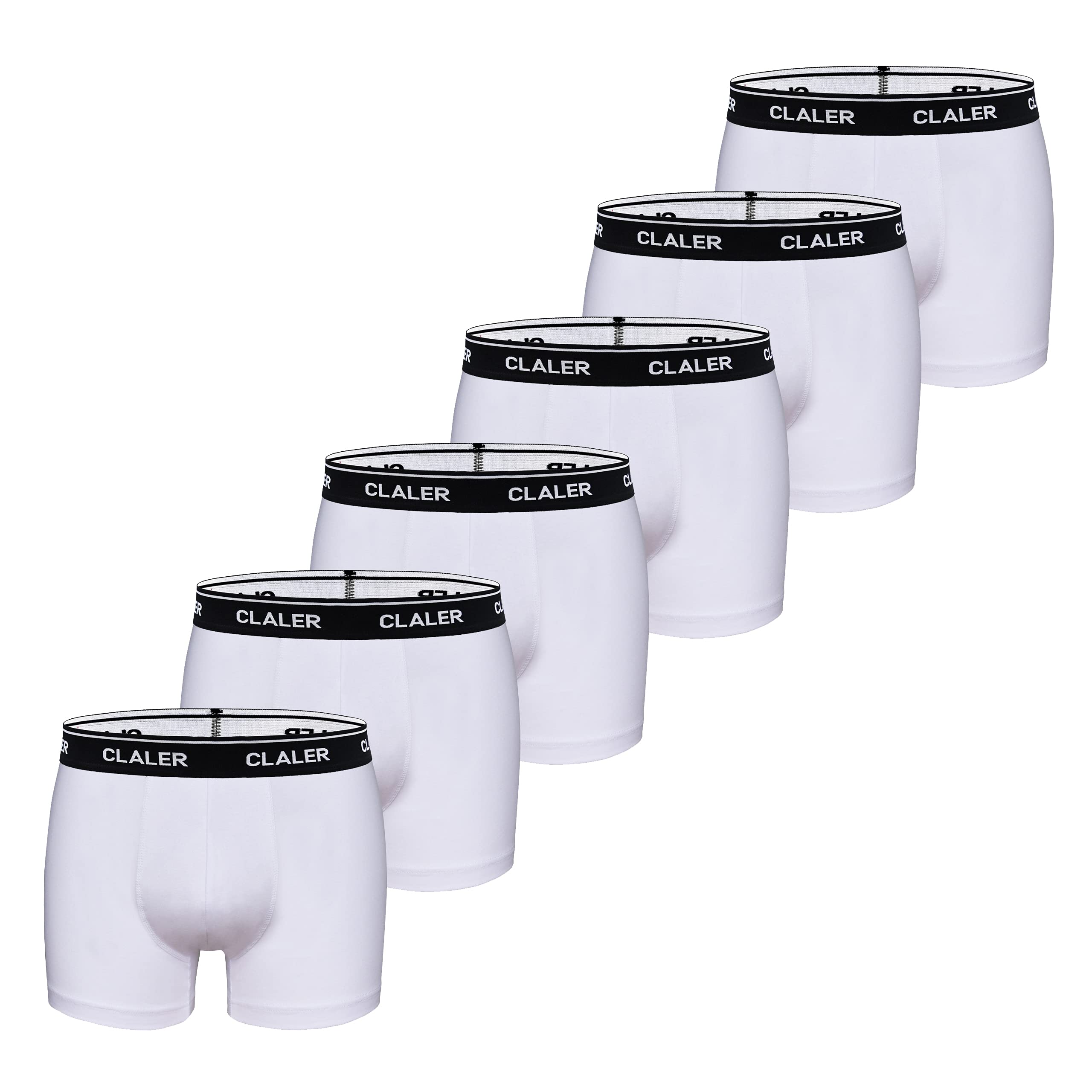 Men's Boxer Shorts Cotton Soft Pack of 6