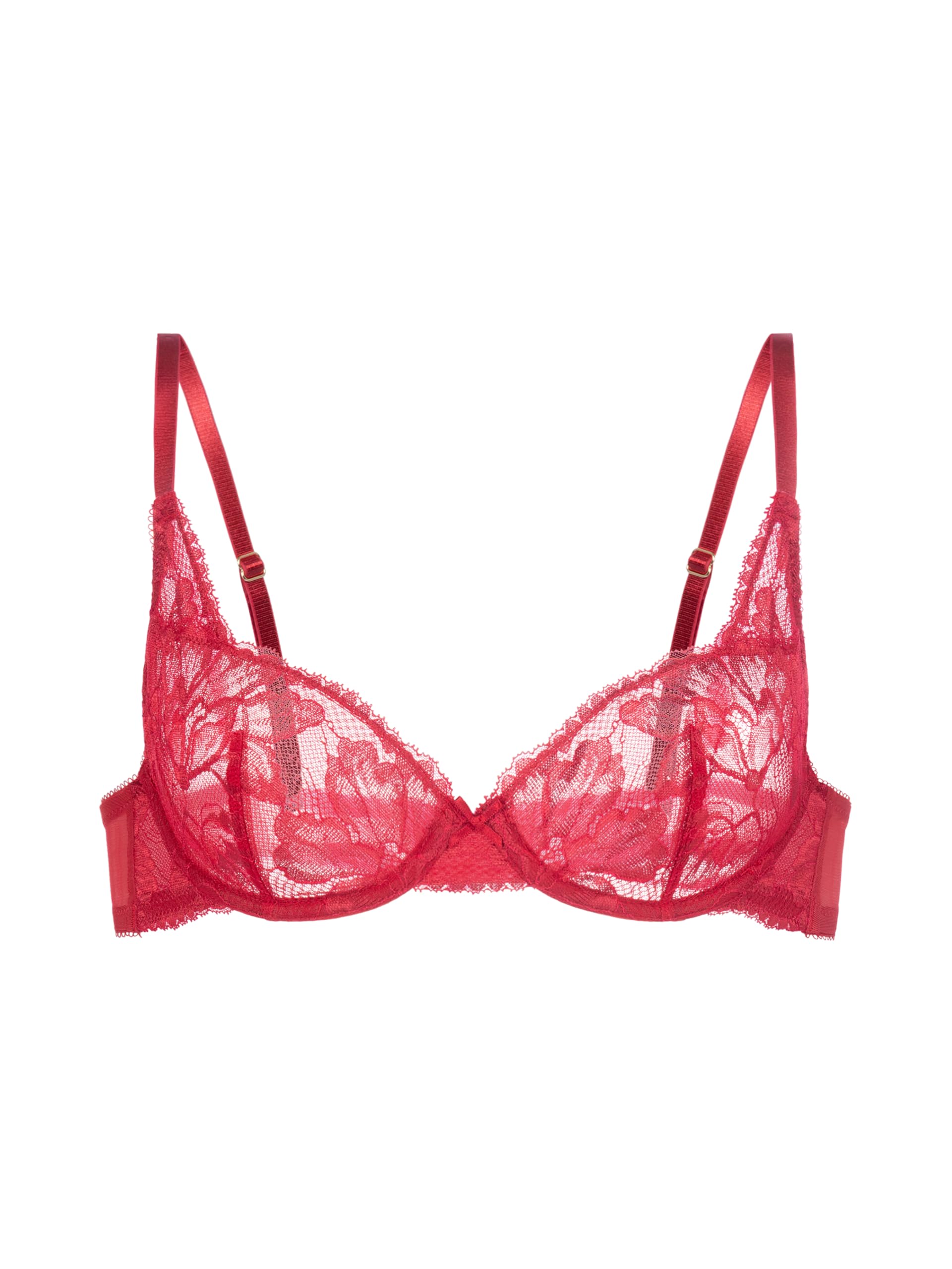 Dorina Lace-Non Padded Plunge Bra for Women