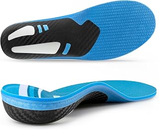 VALSOLE 210+ lbs Heavy Duty Support Pain Relief Orthotics Plantar Fasciitis Arch Support Insoles for Men Women, Flat Feet Orthotic Insert, Work Boot Shoe Insole (MEN 9-9 1/2 | WOMEN 11-11 1/2--(278mm), Blue)