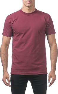 Pro Club Men's Pro Club Men's Heavyweight Cotton Short Sleeve Crew Neck T-Shirt Classic (Pack of 1)