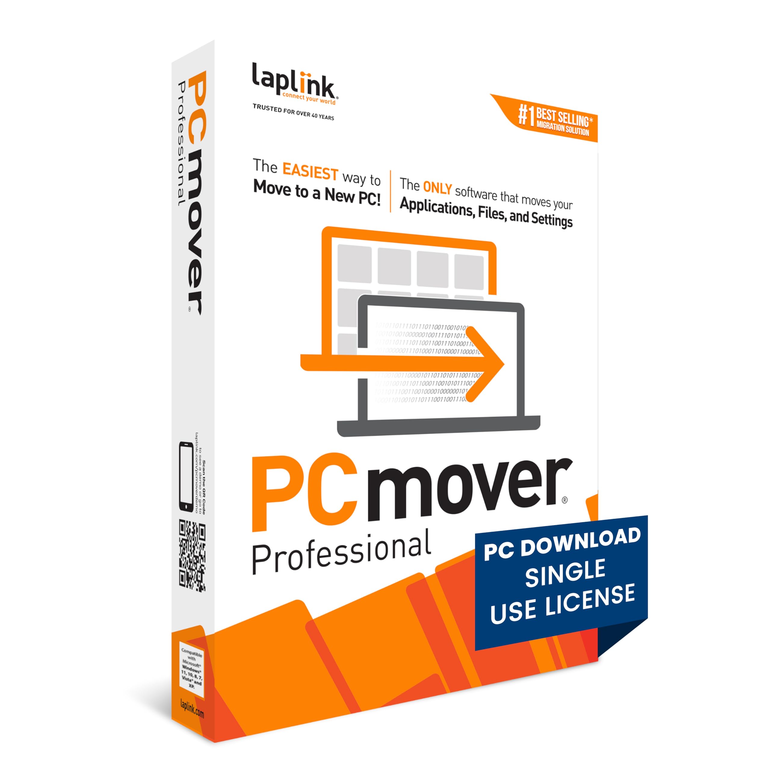 Laplink PCmover Professional - Move your Applications, Files and Settings from a
