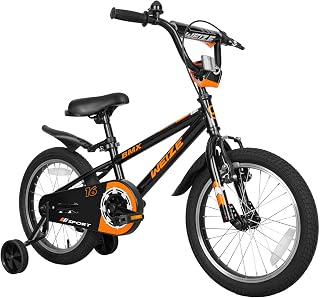 WEIZE Kids Bikes 16 20 Inch Boy Girl Bike for Kids 4-12 BMX Style Bicycle | Training Wheels (16") or Kickstand (20"), Rider Height 43-56", Hand & Coaster Brakes, Adjustable Seat, Chain Cover, Fender
