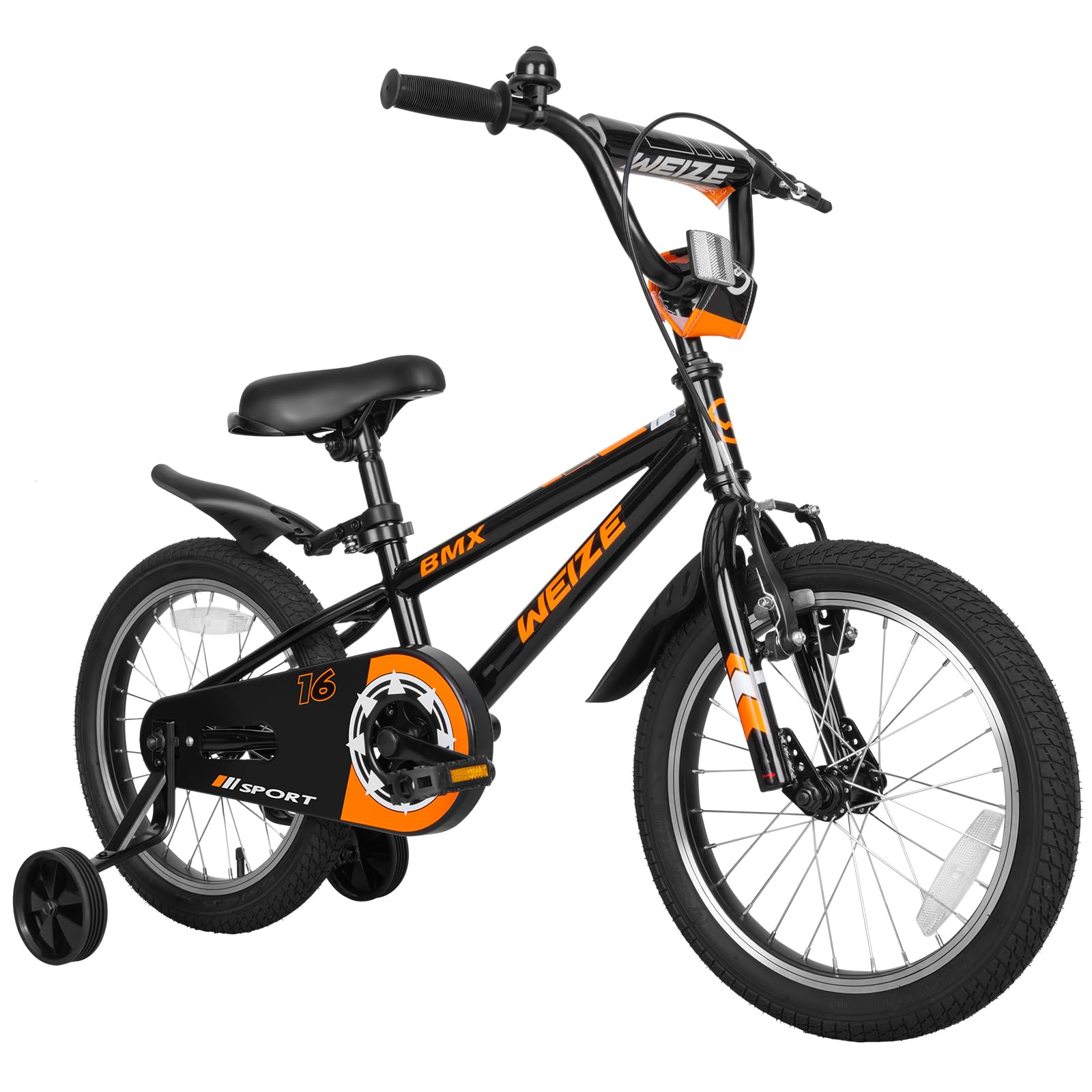 WEIZE Kids Bikes 16 20 Inch Boy Girl Bike for Kids 4-12 BMX Style Bicycle | Trai