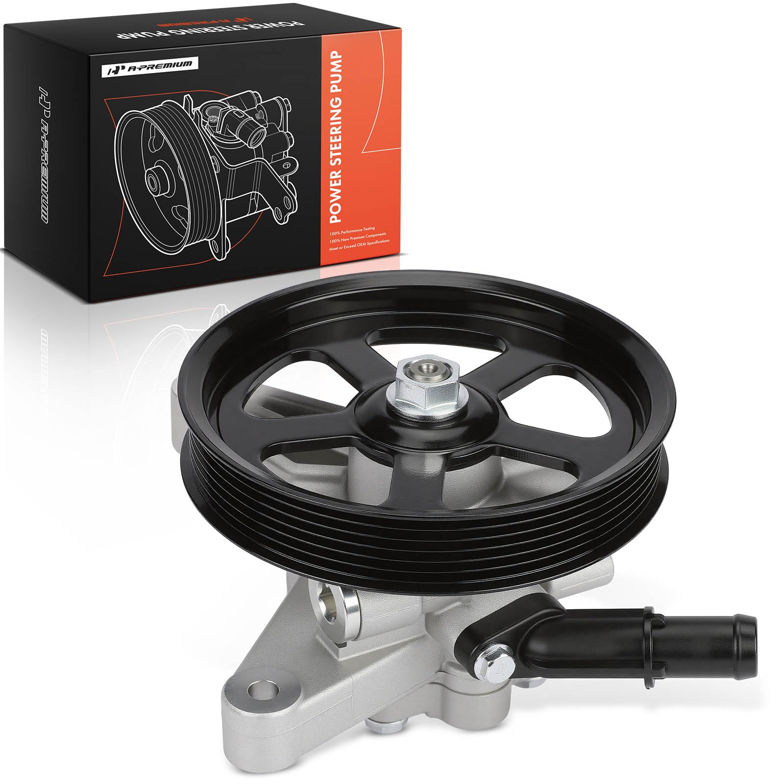 A-Premium Power Steering Pump, with Pulley | Compatible with Honda Odyssey 2005-