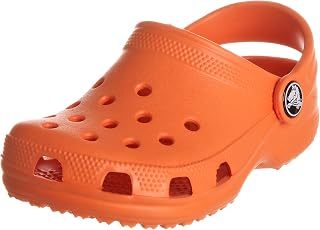 Crocs, Classic K Sabot Unisex Clogs & Mules, Child, Orange (ORA), 29-31, Orange Orange, 29/31 EU