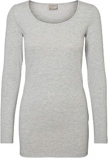 VERO MODA Vmmaxi My LS Soft Uneck Ga Noos Women's Long-Sleeved Shirt