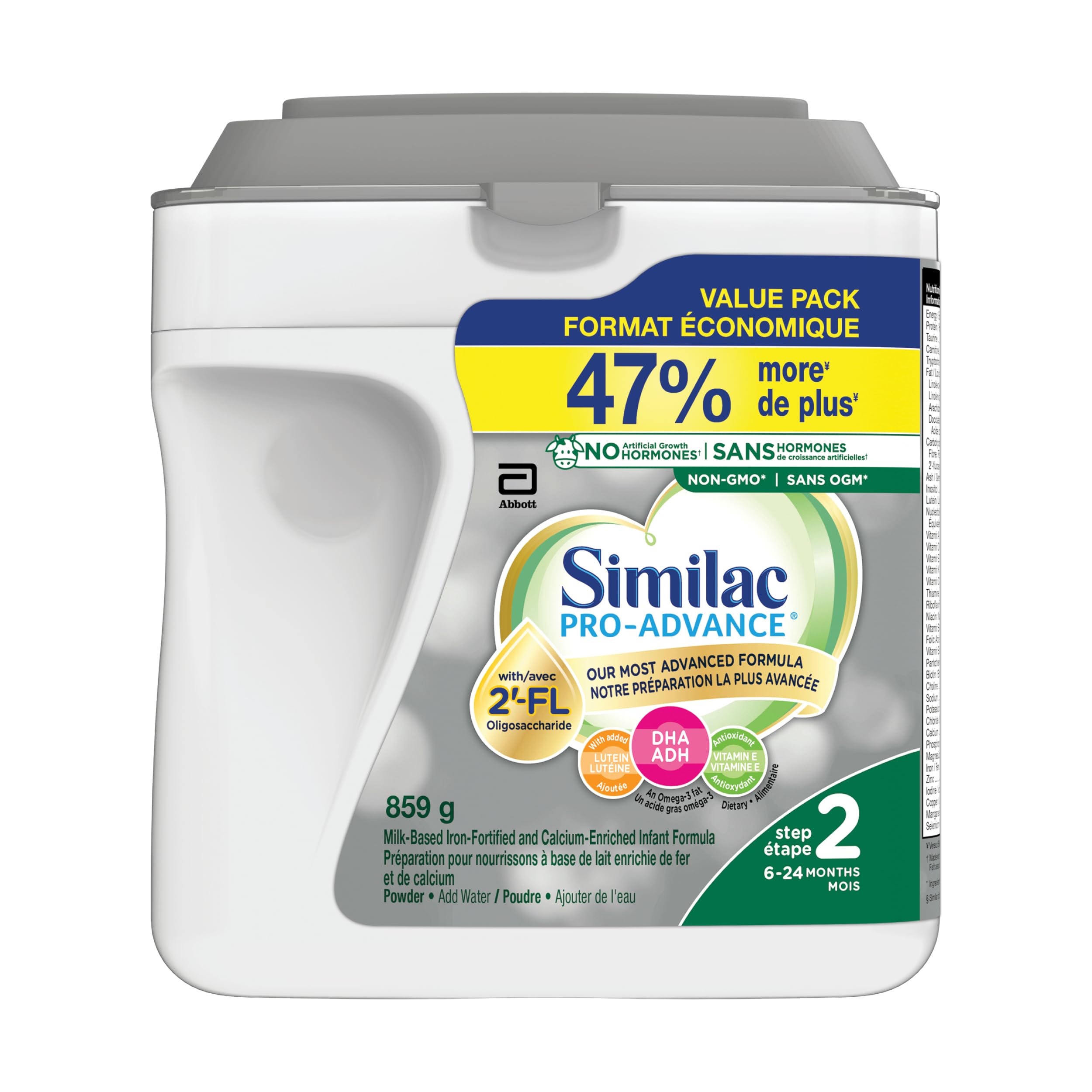 Similac Pro-Advance with 2′-FL, Step 2, Baby Formula, Easy To Digest, 6-24 Month