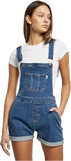Urban Classics Dungaree Organic Shorts for Women T-Shirt