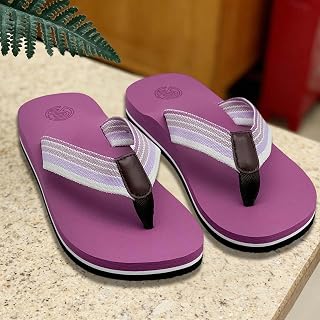 Women Flip Flops with Arch Support Yoga Mat Comfortable Summer Beach Walking Slip On Sandals for Indoor Outdoor
