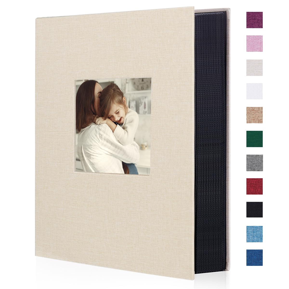 Artmag Fabric Photo Album 4x6 300 Large Capacity for Family Wedding Anniversary 